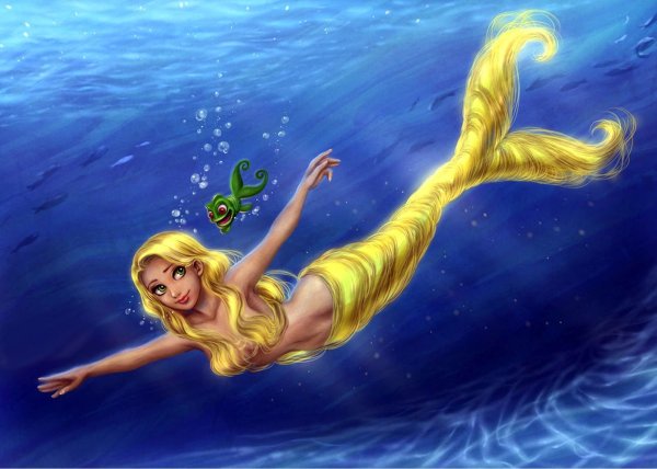 Рапунцель Русалка