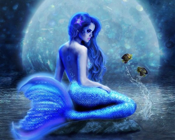 Алмазная мозаика Русалка