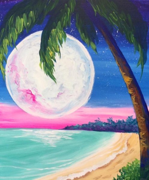 Пейзажи легкие для срисовки