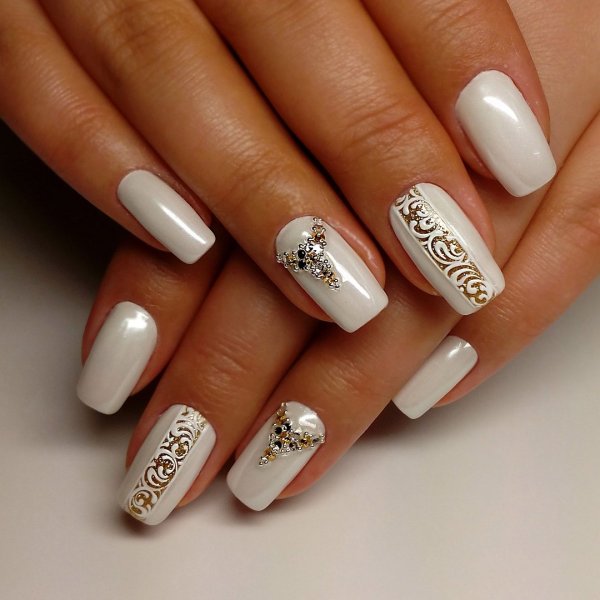 Ногти квадратные дизайн