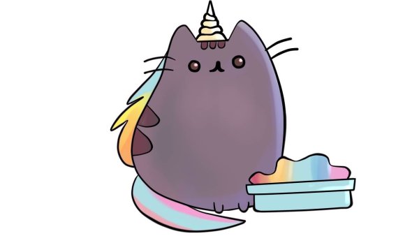 Кот Пушин бургер