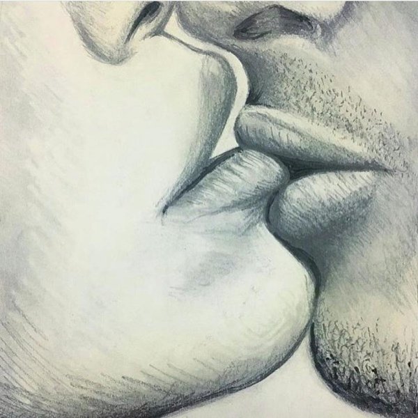 Рисунки поцелуев