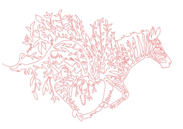 Рисование одной линией не отрывая руки