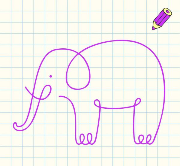 Рисование одной линией не отрывая руки