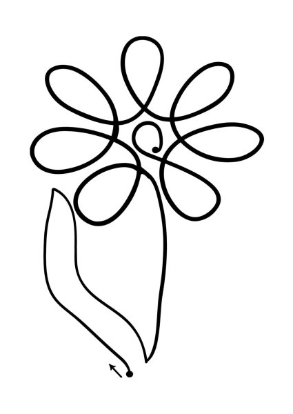 Узор не отрывая руки