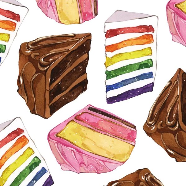 Пирожные для рисования