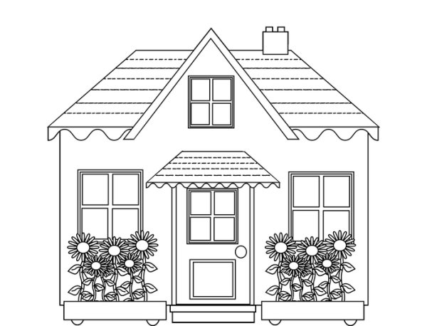 Дом мультяшный