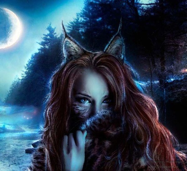 Девушка оборотень