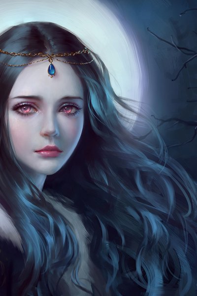 Мистические арты девушек