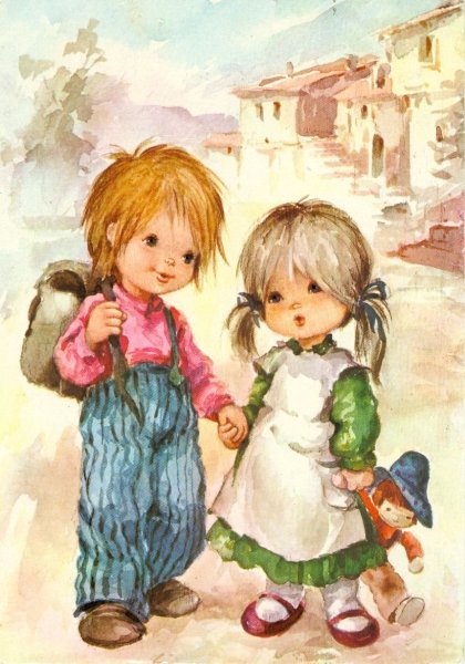 Иллюстрации рут Морхед Близнецы