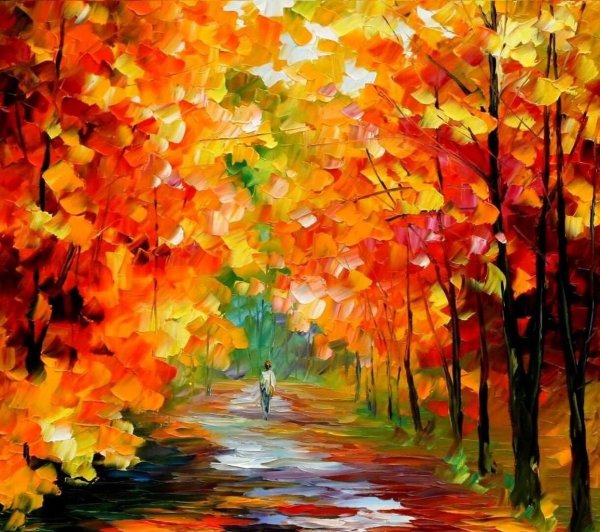 Рисунок на тему Золотая осень