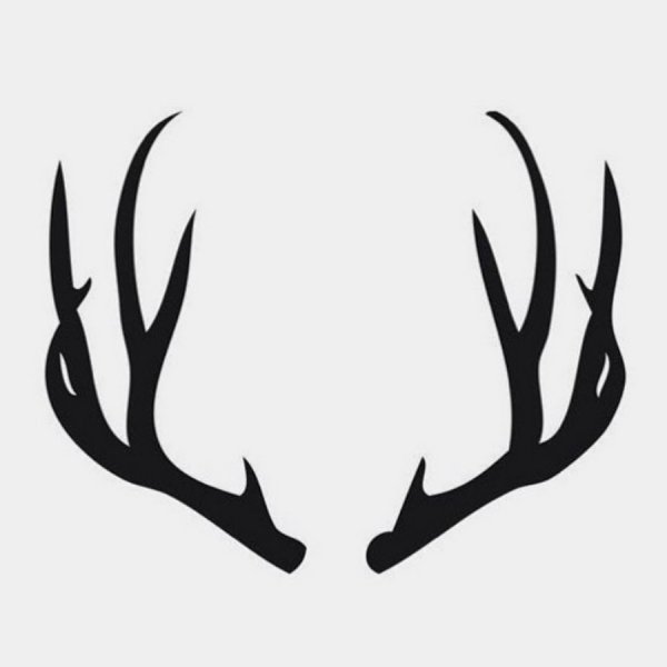 Оленьи рога тату