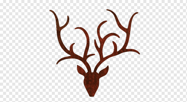 Олень схематично