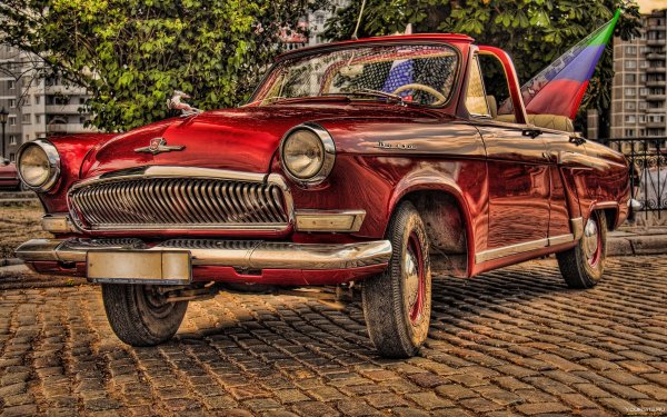 Старая машина арт