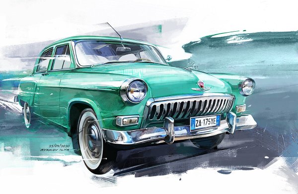 Волга ГАЗ 21 арт
