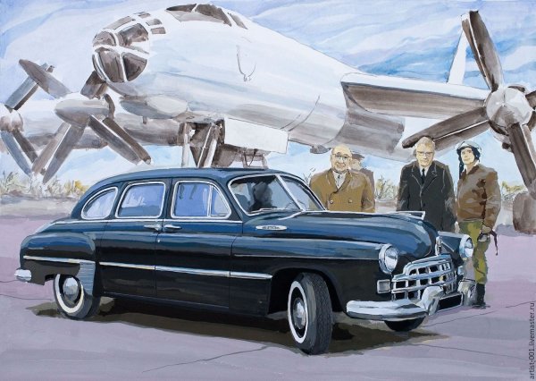 ГАЗ м20 победа реклама СССР