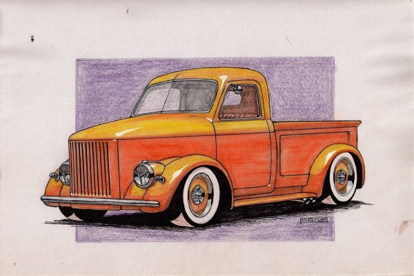 Рисунки советских автомобилей