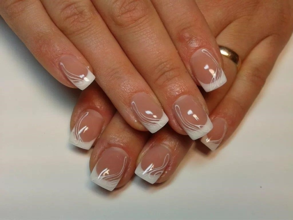 Дизайн ногтей френч