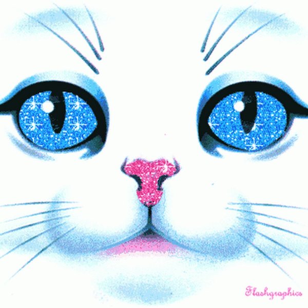 Кошачьи глаза мультяшные