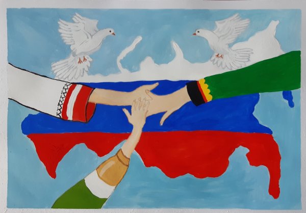 Конкурс рисунков вместе мы сила