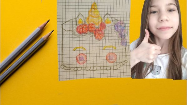 Рисунки по клеткам лёгкие