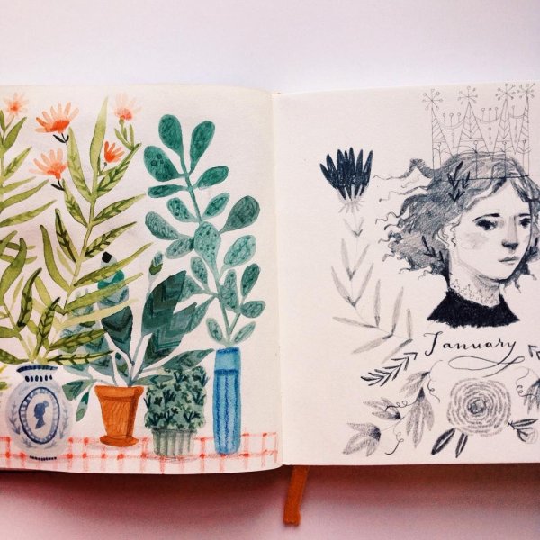 Декор для скетчбука