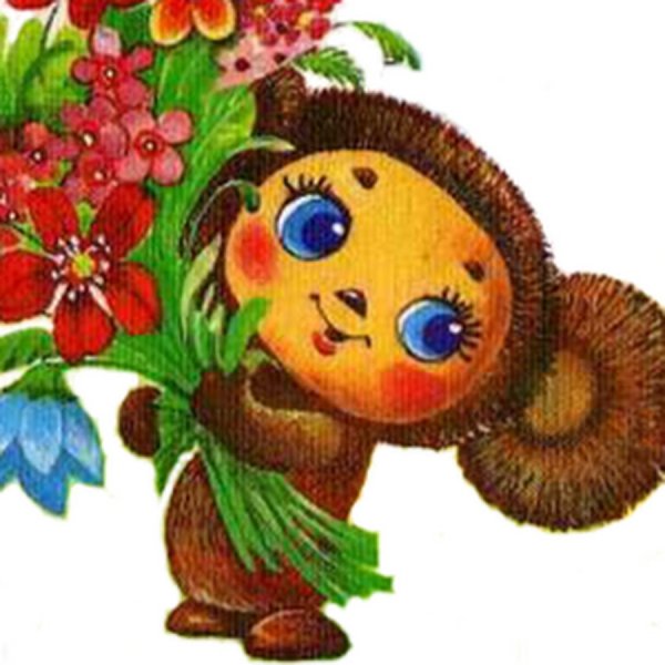 Чебурашка вышивка крестом