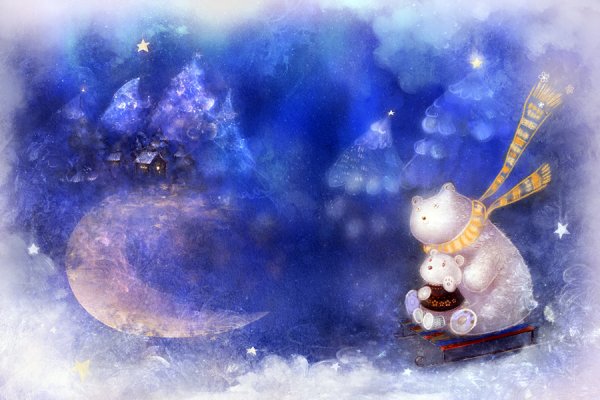 Анастасия Столбова иллюстрации новогоднее