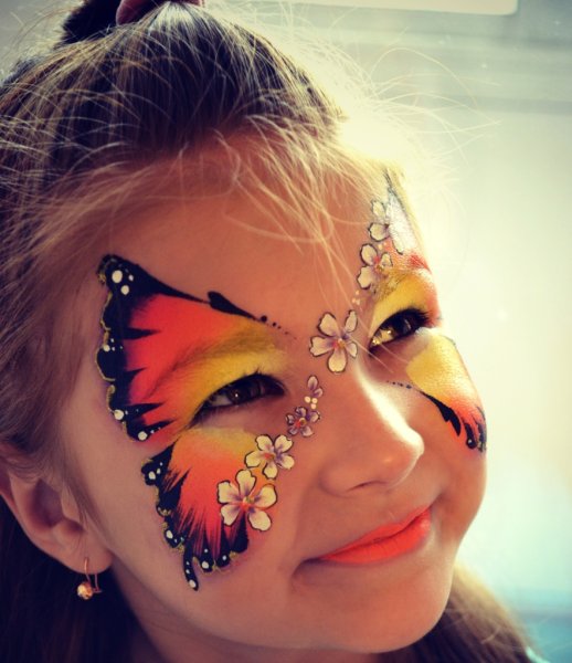 Аквагрим бабочка