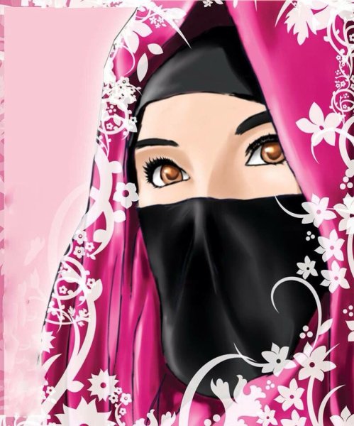 Хиджаб мультяшный