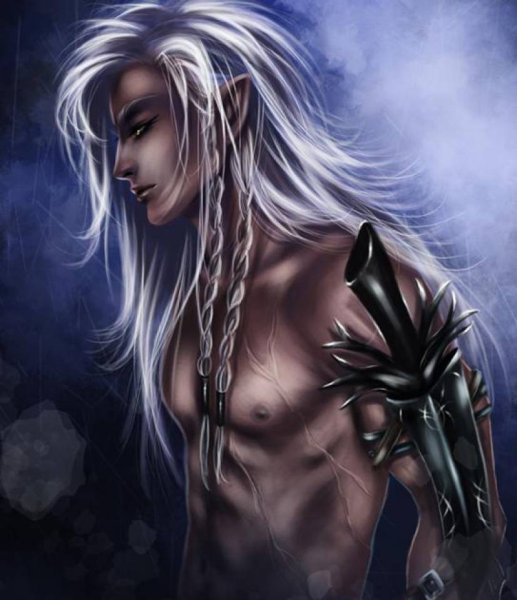 Тёмный Эльф арт мужчина