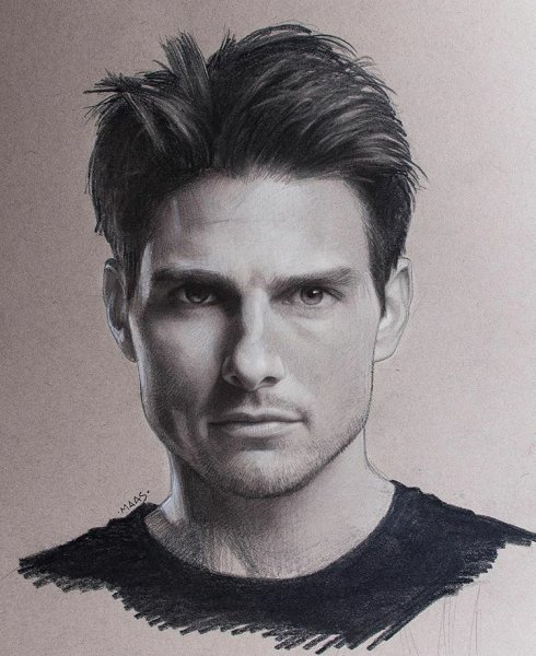 Том Круз портрет