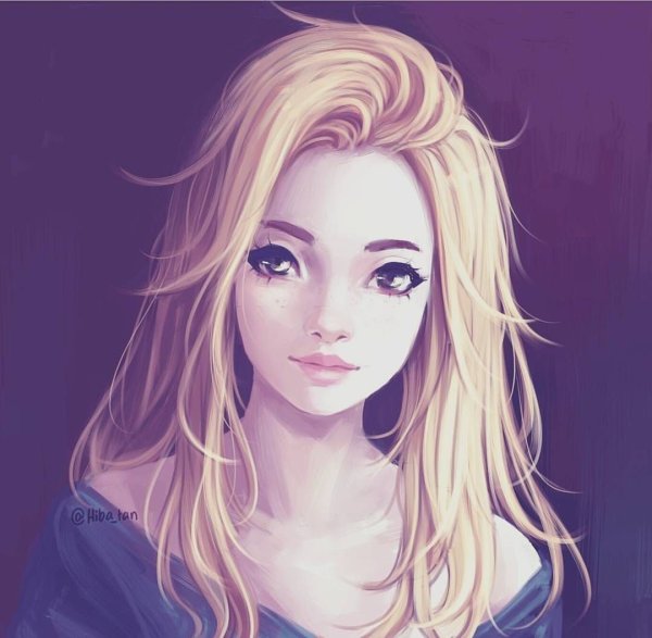 Девушка рисунок