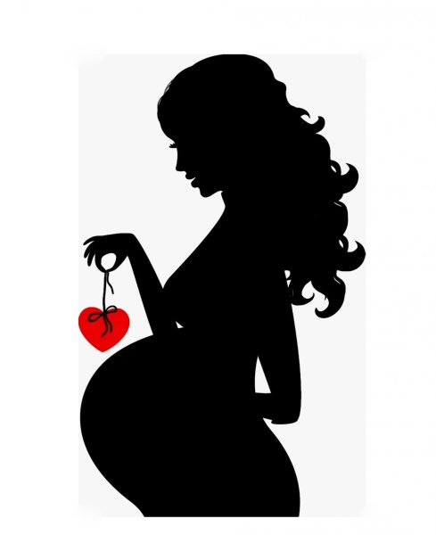 Беременность силуэт