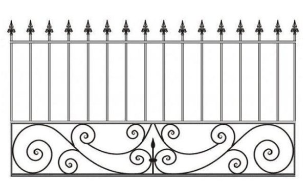 Ажурные кованые заборы