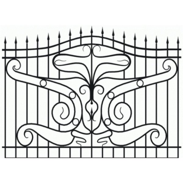 Ажурные кованые заборы