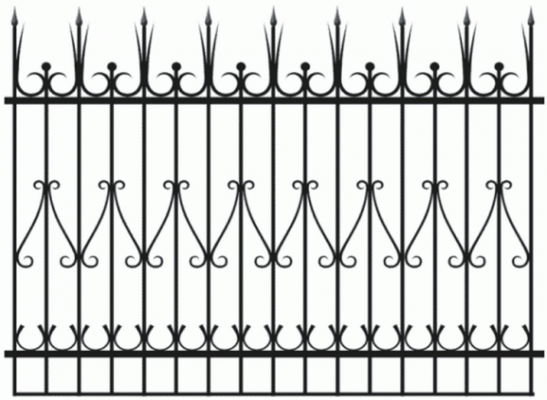 Ажурные кованые заборы