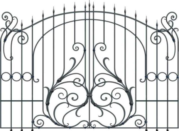 Ажурные кованые заборы