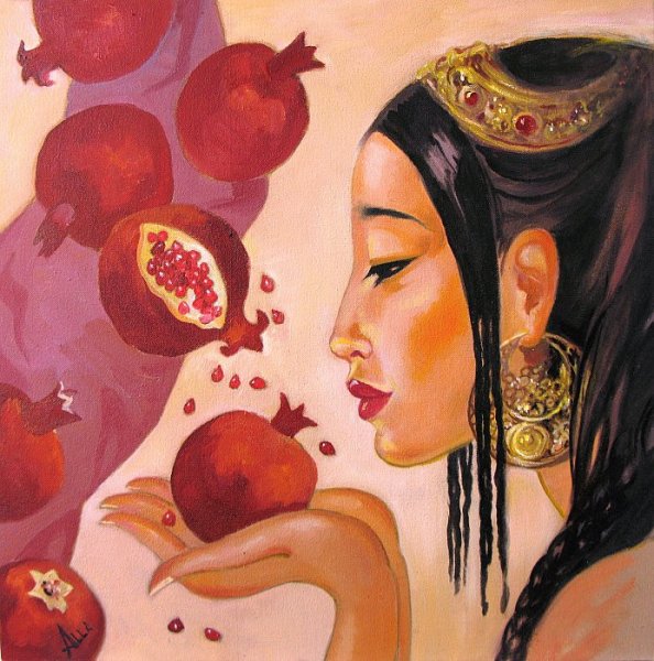 Шахерезада арт девушка Востока арт