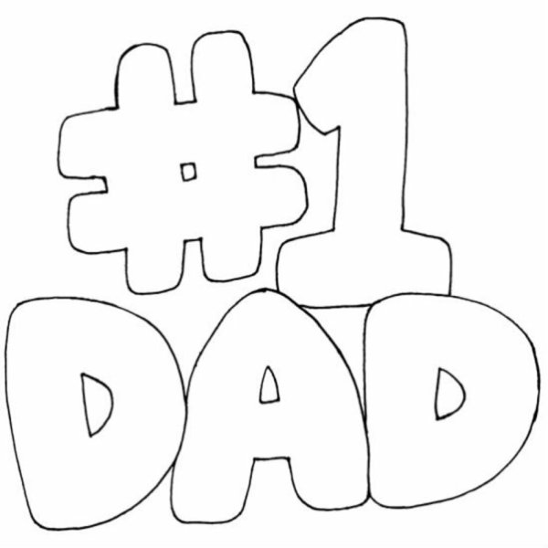 Подарок папе на день рождения рисунок