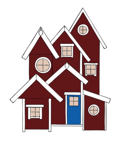 Крыша домика для детей