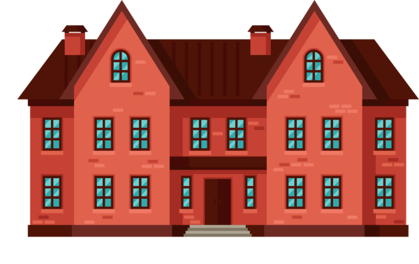 Домик мультяшный