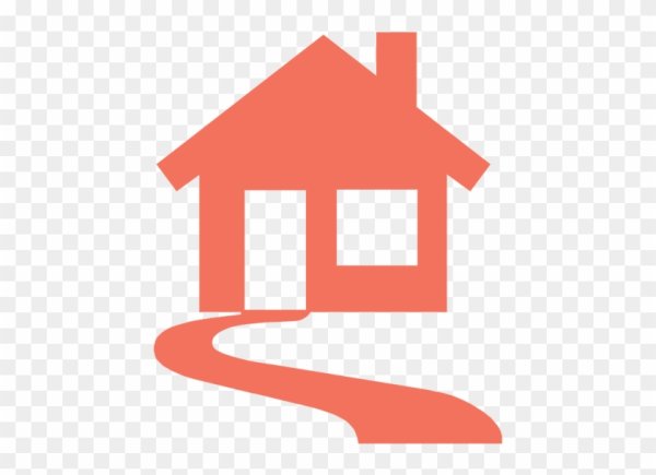 Красивый красный дом для детей