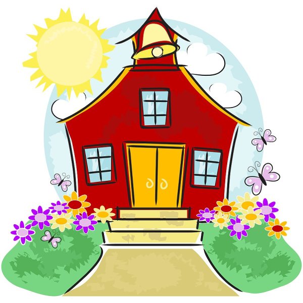 Красный домик для детей