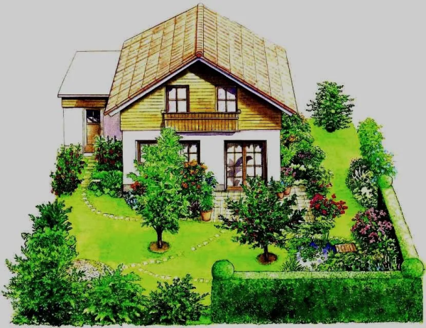 Эскиз дачного участка