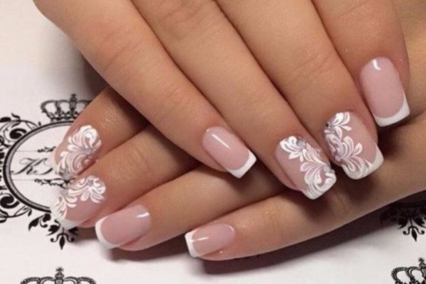 Френч с узором