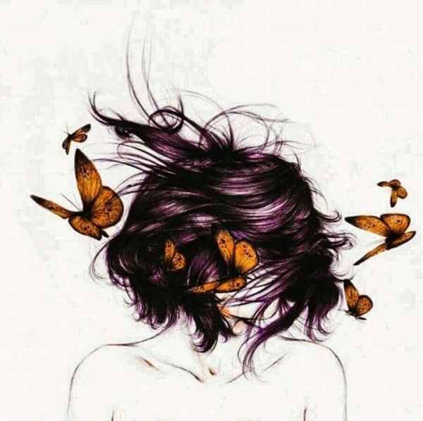 Рисунки девушек на аву