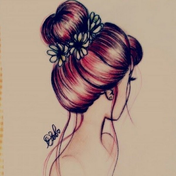 Рисунки найк девушки