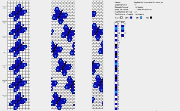 Браслет из бисера на станке в 6 бисерин схемы