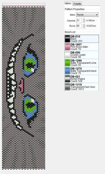 Узоры для бисероплетения на станке схемы
